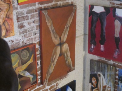 My painting on the srairway My painting on the srairway