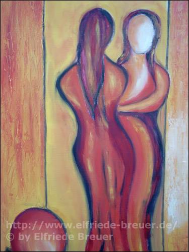 Elfriede Breuer - "Chatting Women II"